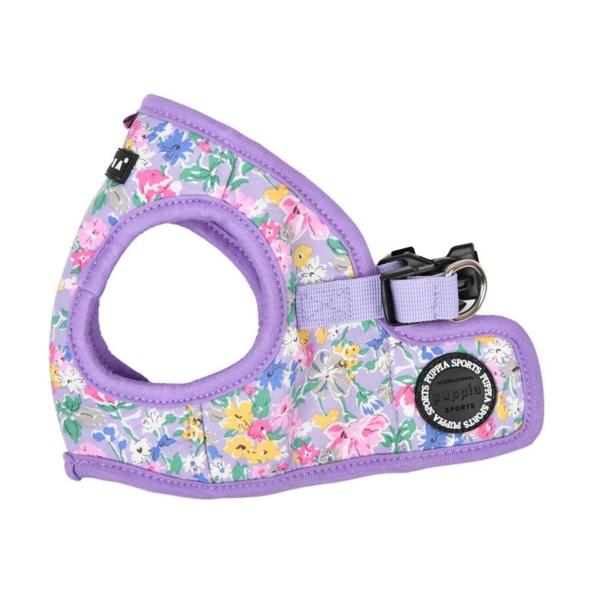 PUPPIA Harnais veste Lita – Harnais fleuri en coton pour petit chien – photo 3