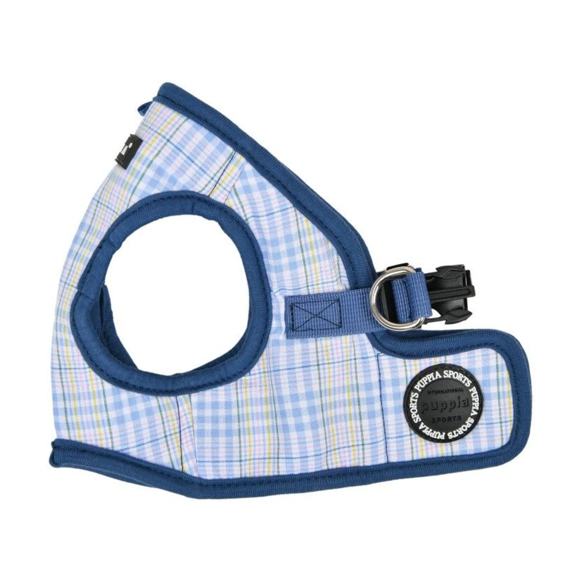 PUPPIA Harnais veste Luke – Harnais quadrillé à liseré pour chien – photo 3