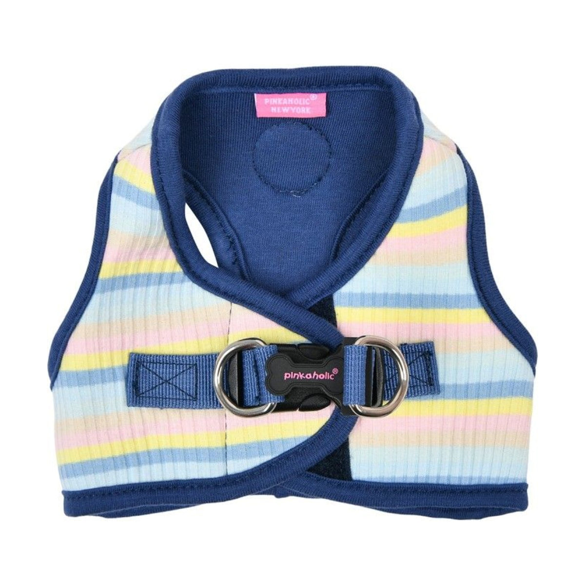 PINKAHOLIC Harnais veste Maire – Harnais rayé arc-en-ciel pour petit chien – photo 5