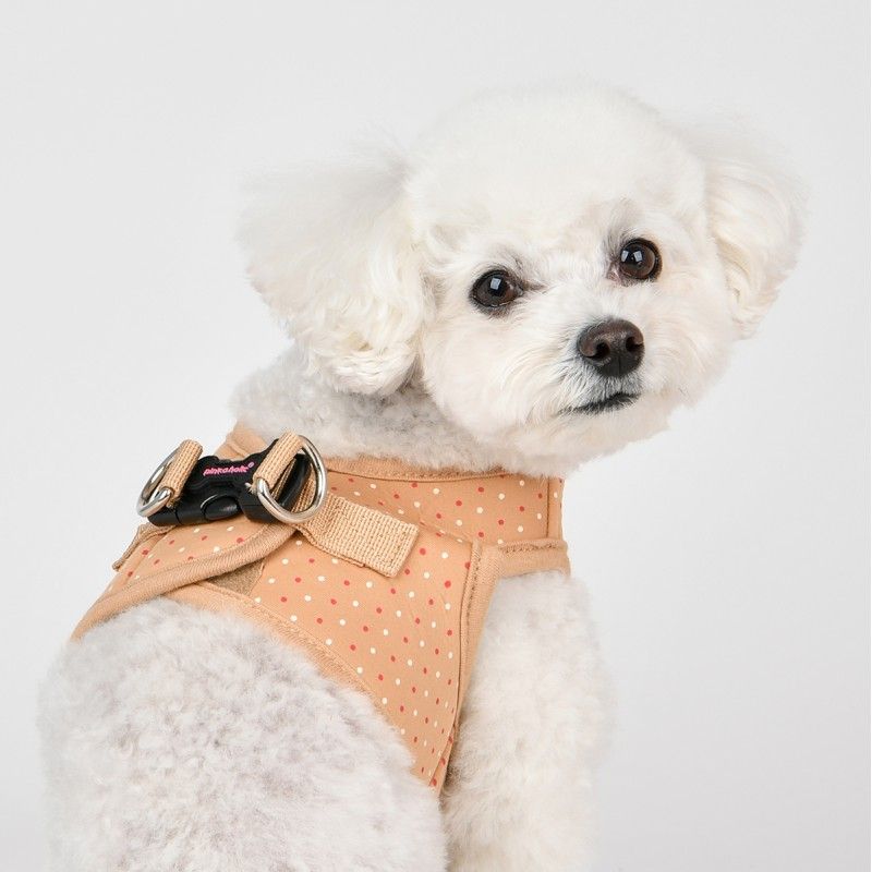 PINKAHOLIC Harnais veste Mila – Harnais à pois pour petit chien – photo 6