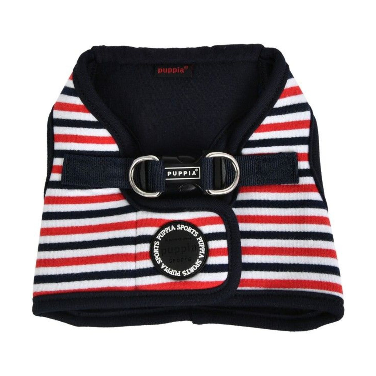 PUPPIA Harnais veste Seaman – Harnais marinière avec bandana pour petit chien – photo 3
