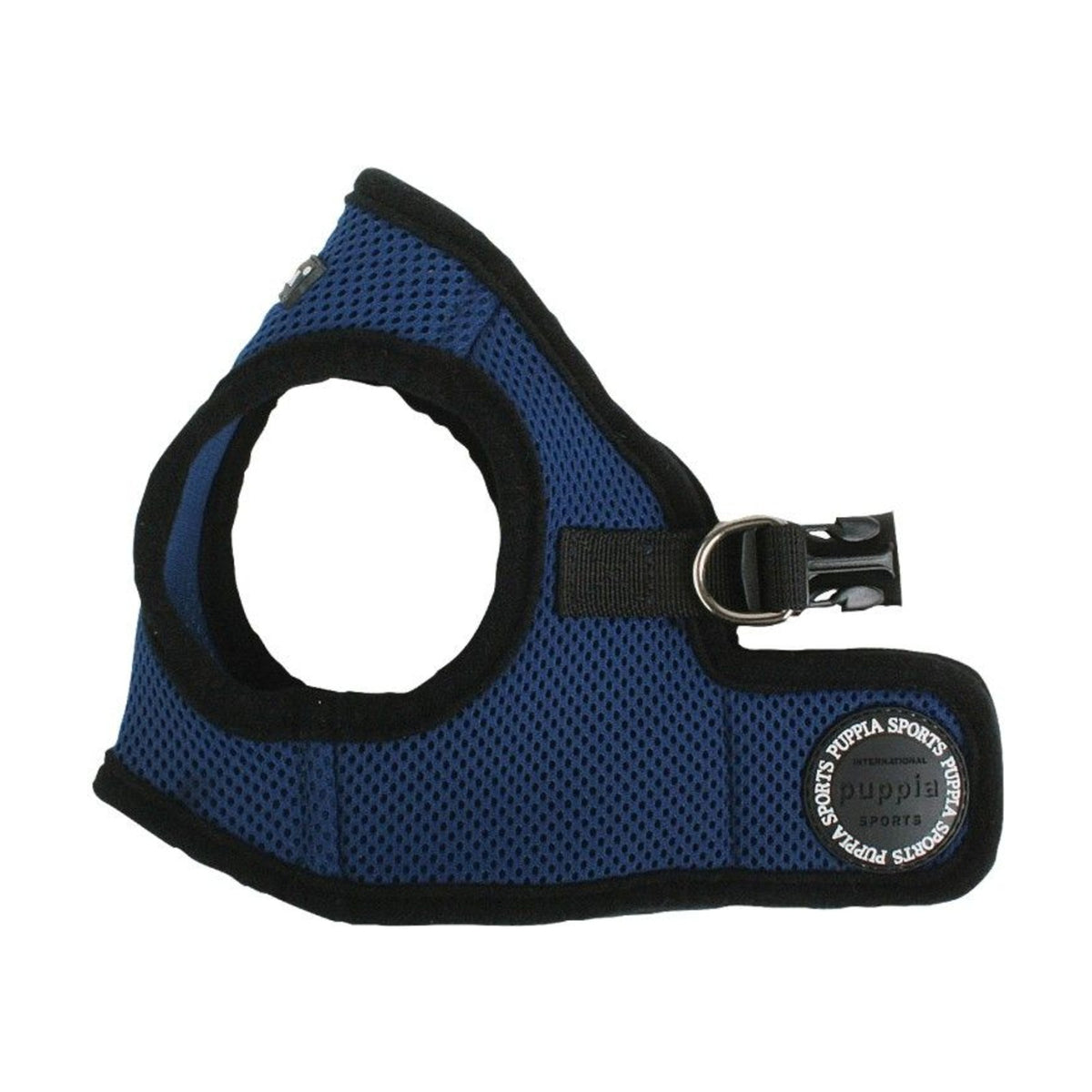 PUPPIA Harnais veste Soft – Harnais gilet pour petit chien, bleu marine – photo 1
