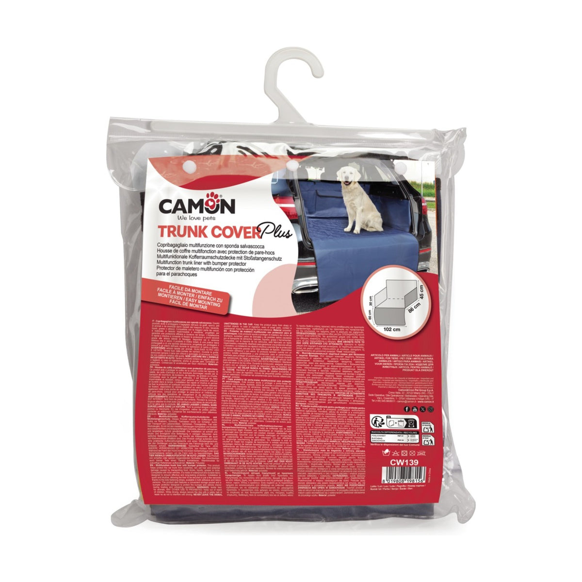 CAMON Housse de coffre – Protection de coffre en nylon pour chien – photo 3