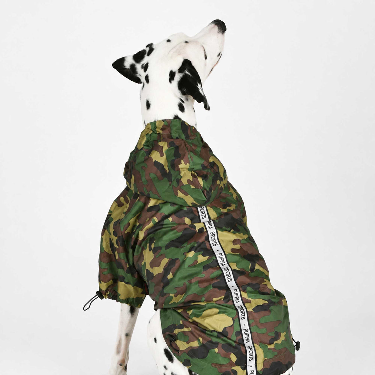PUPPIA Imperméable Base Jumper – Imperméable à capuche pour chien, camouflage – photo 4