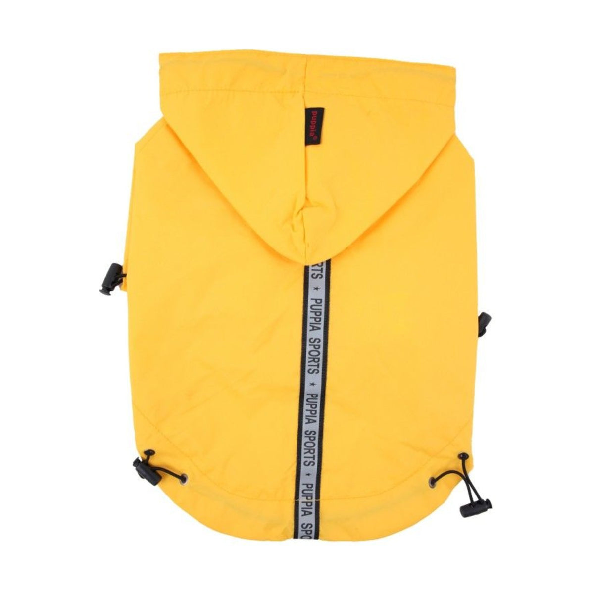 PUPPIA Imperméable Base Jumper – Imperméable à capuche pour chien, jaune – photo 1
