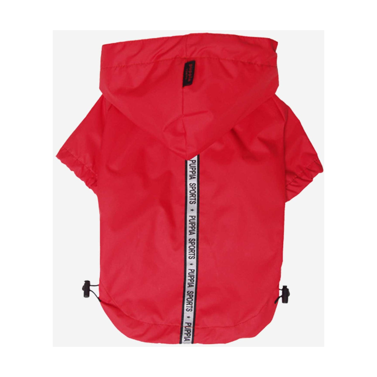 PUPPIA Imperméable Base Jumper – Imperméable à capuche pour chien, rouge – photo 2