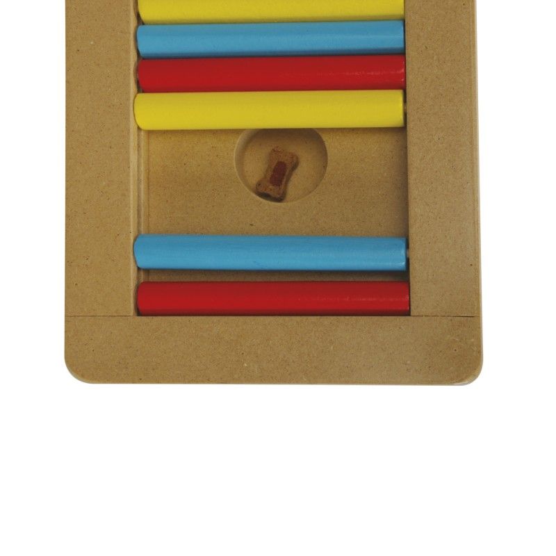 CAMON Jouet en bois – Jeu d'intelligence à friandises pour chien – photo 2