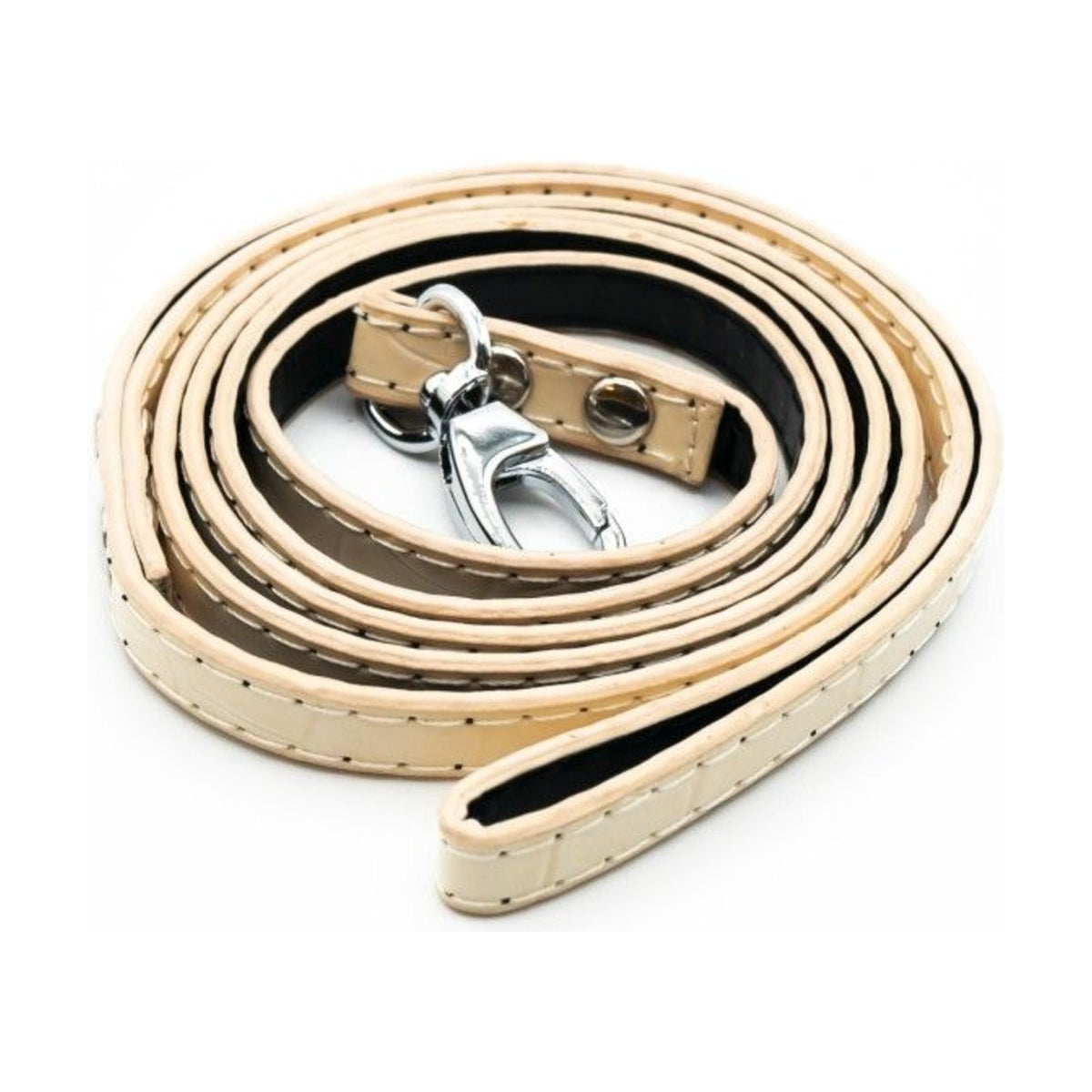 Laisse en cuir aspect croco pour chien – 120 cm – photo 3
