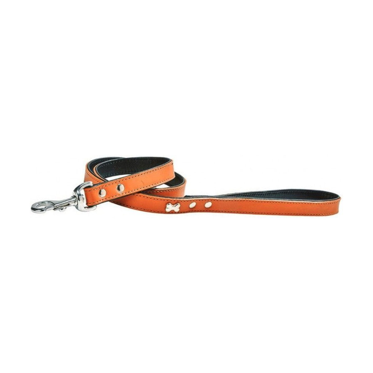 BOBBY Laisse cuir souple motif os – Laisse 1 m pour chien – photo 2