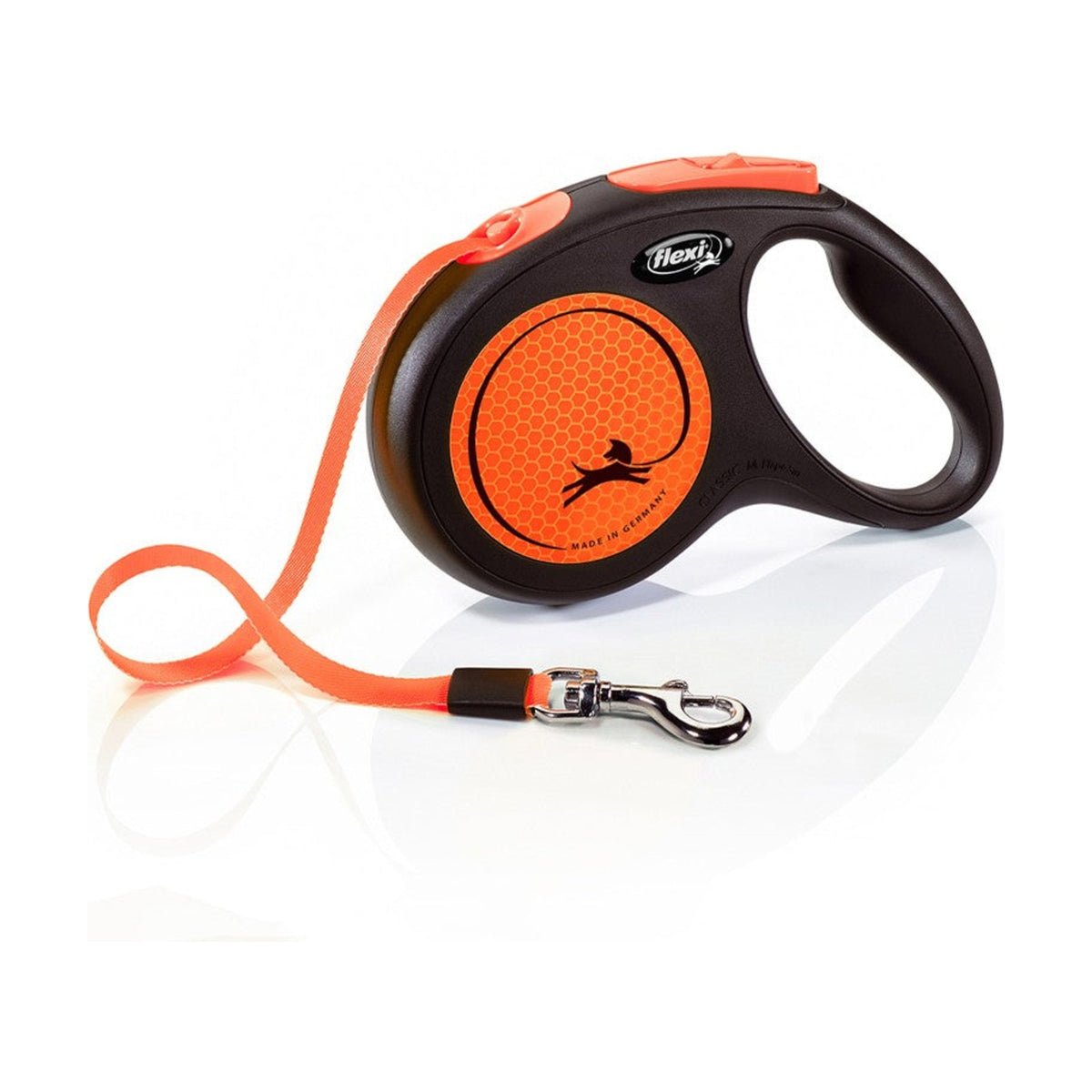 FLEXI Neon – Laisse à enrouleur sangle 5 m pour chien jusqu'à 25 kg – photo 4