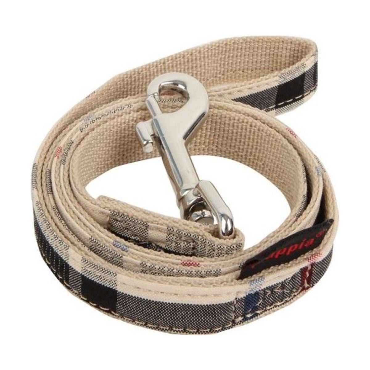 PUPPIA Laisse Junior – Laisse en nylon motif tartan pour chien – photo 2