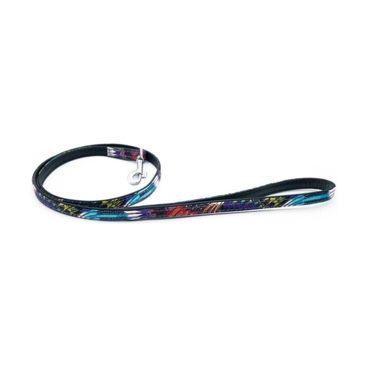 Laisse Peacock en cuir coloré pour chien – 110 cm – photo 3