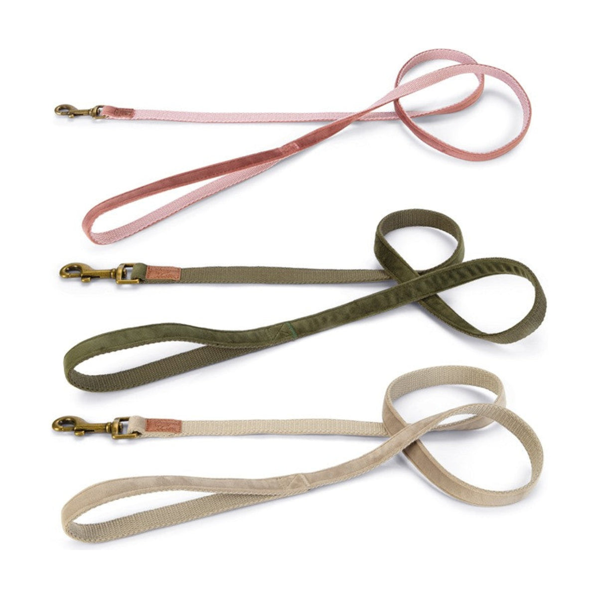 DESIGNED BY LOTTE Laisse Velura en velours pour chien – 120 cm – photo 1