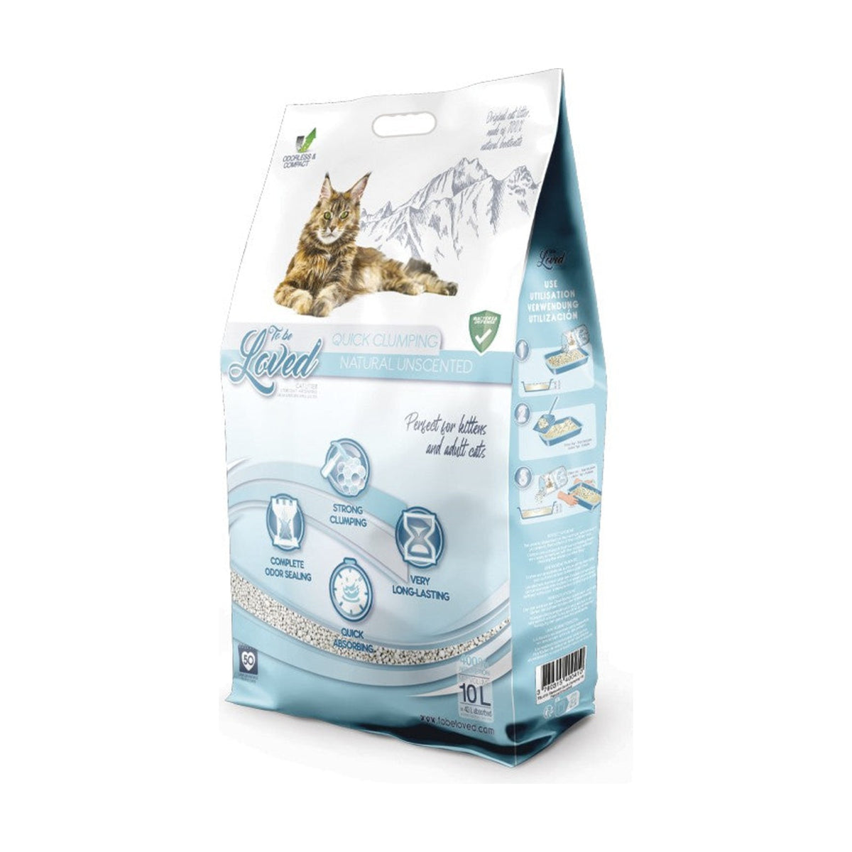 TOBELOVED Litière agglomérante Sans senteur – Litière bentonite pour chat – photo 1