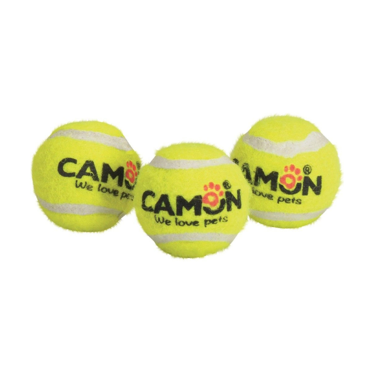 Lot de 3 petites balles de tennis sonores