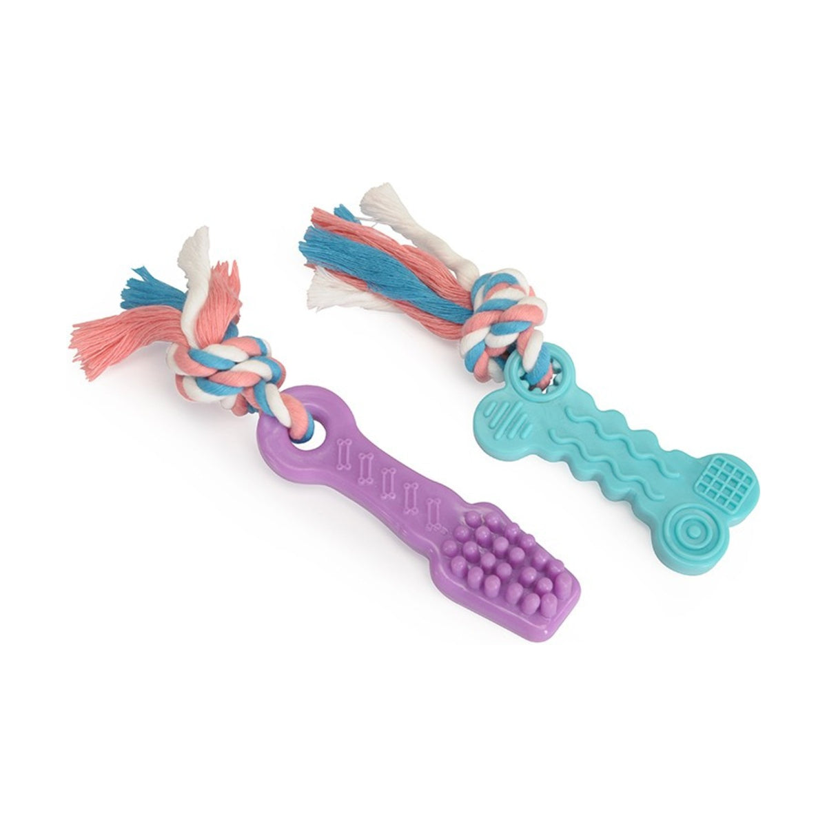 Lot jouets BROSSE À DENTS & os avec corde