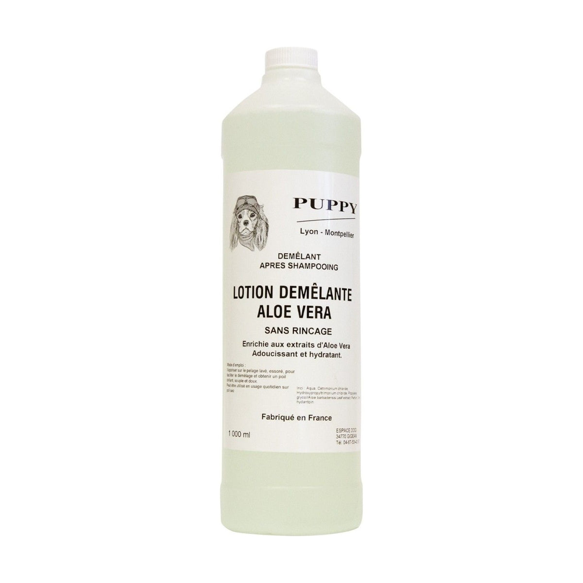 PUPPY Aloe Vera – Lotion démêlante sans rinçage pour chien – photo 2