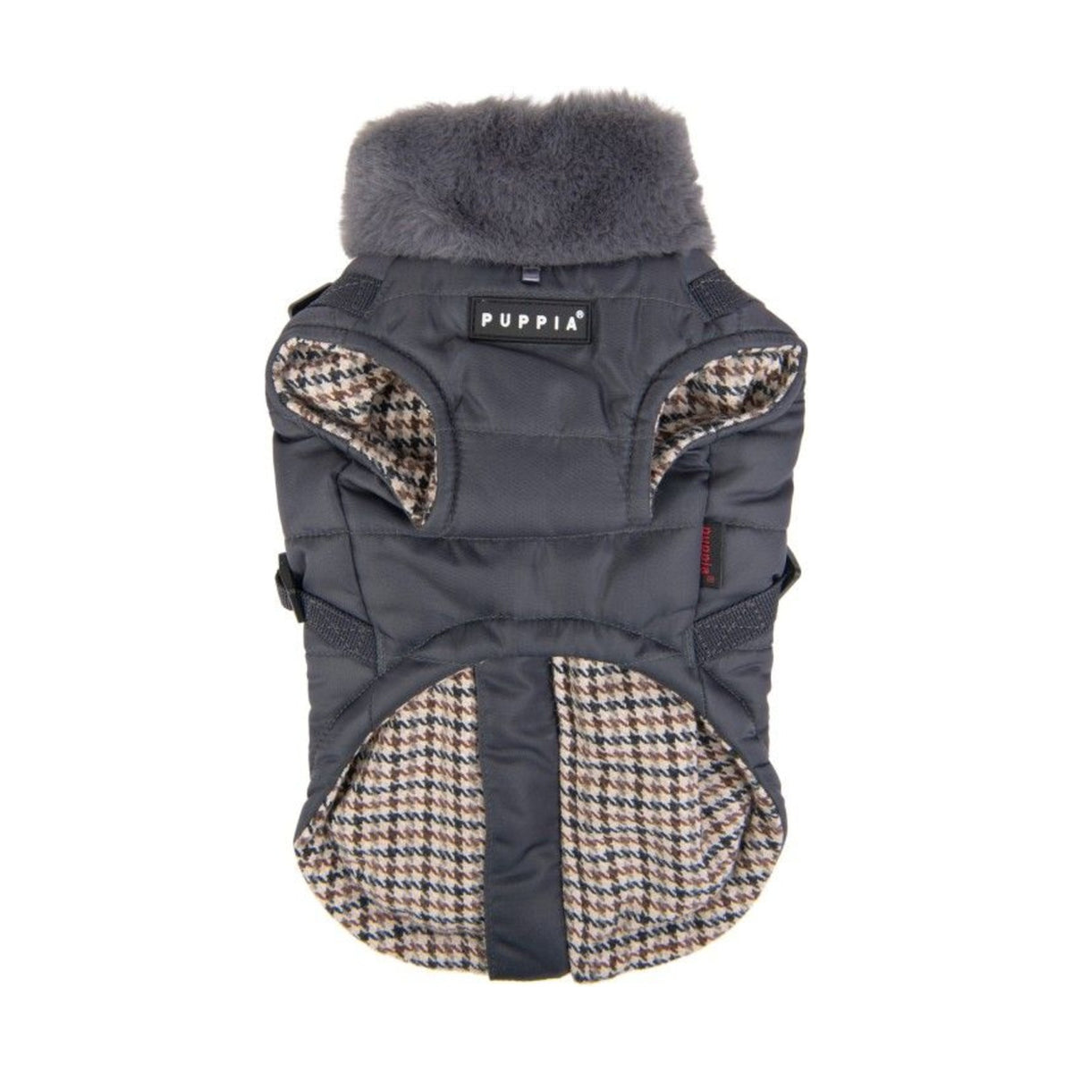 PUPPIA Manteau Donavan – Manteau imperméable pour chien avec harnais intégré, s - dos 17/19 cm, poitrail 32/34 cm, cou 22/23 cm, m - dos 24/26 cm, poitrail 38/42 cm, cou 25/27 cm ou l - dos 27/29 cm, poitrail 44/48 cm, cou 29/31 cm – photo 2