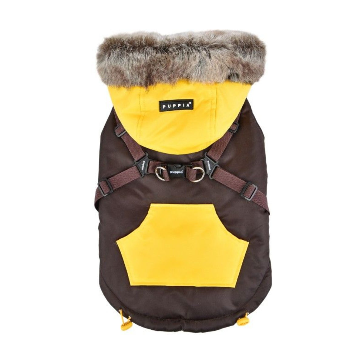 PUPPIA Manteau Orson – Manteau à capuche et harnais intégré pour chien – photo 4