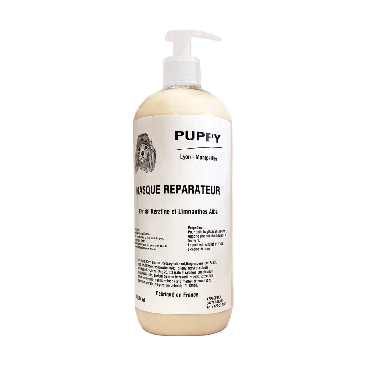 PUPPY Kératine – Masque réparateur pour chien et chat – photo 2