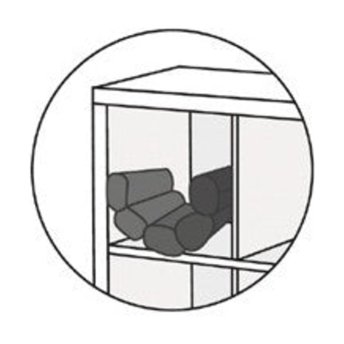BOBBY Matelas Roll Poilu noir – Matelas à boudins pour chien et chat – photo 2
