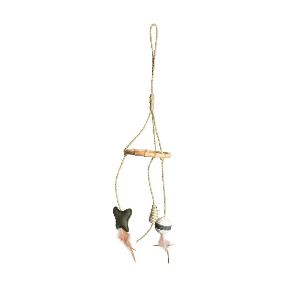 BOBBY Mobile papillon, souris et boule – Jouet à suspendre pour chat – photo 1