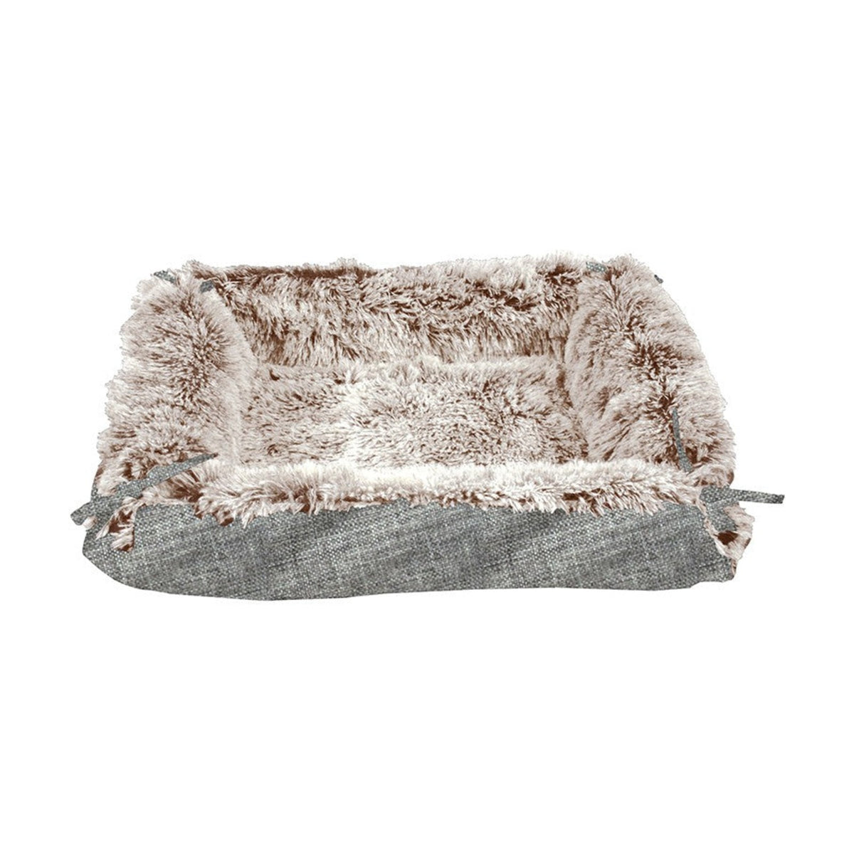 BOBBY Multirelax Poilu – Plaid-corbeille 2 en 1 pour chat et petit chien – photo 1