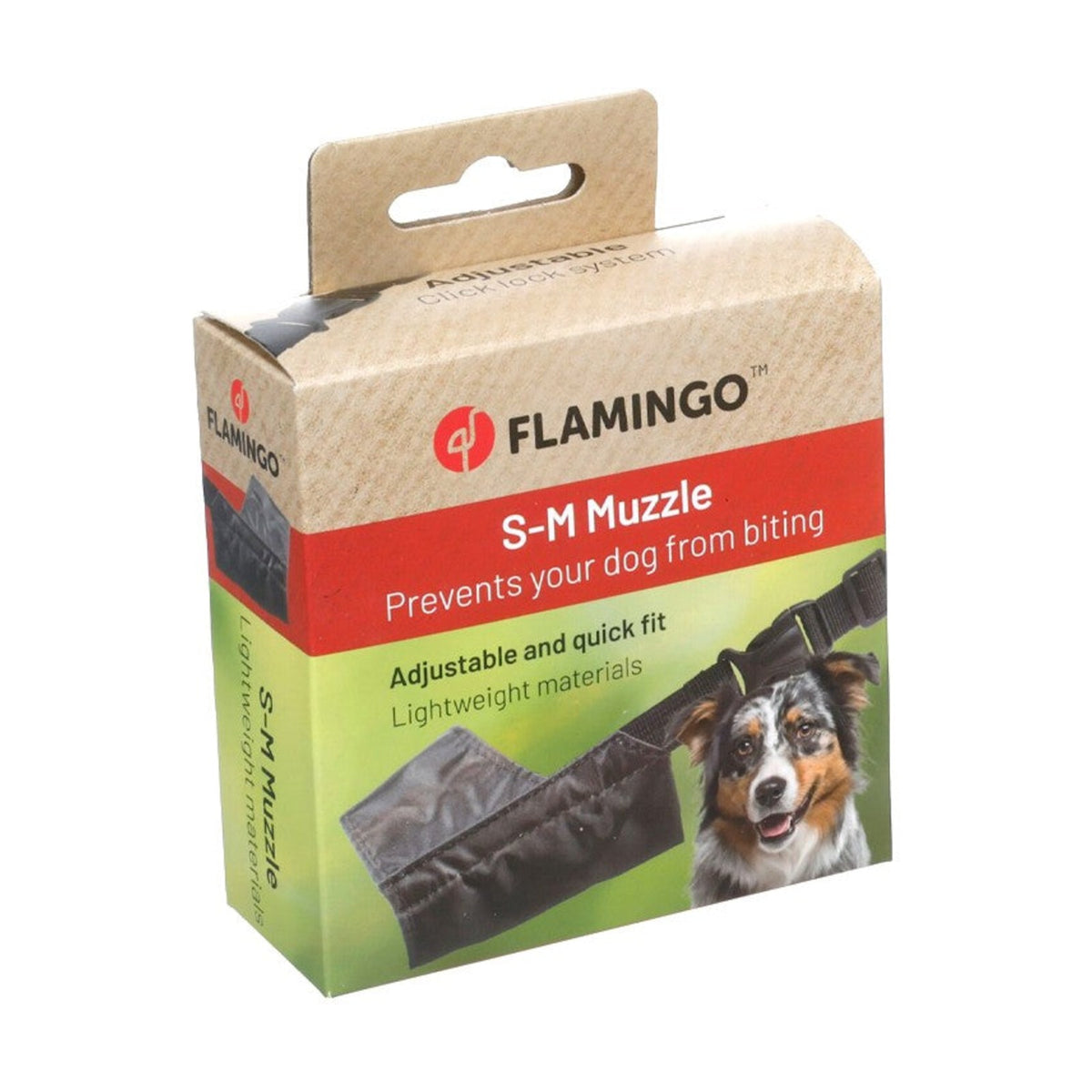 FLAMINGO Muselière Ned – Muselière en nylon réglable pour chien – photo 4