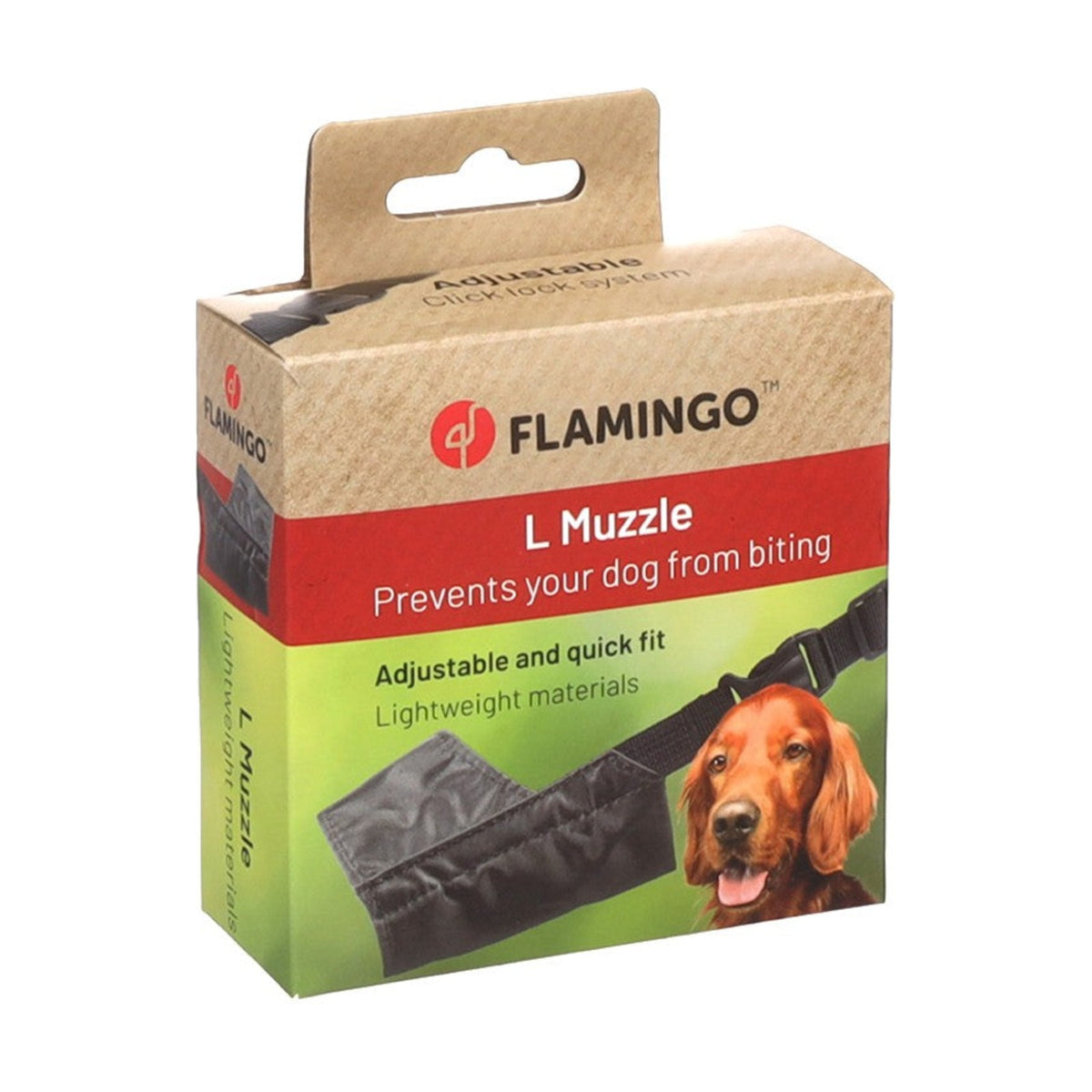 FLAMINGO Muselière Ned – Muselière en nylon réglable pour chien – photo 5