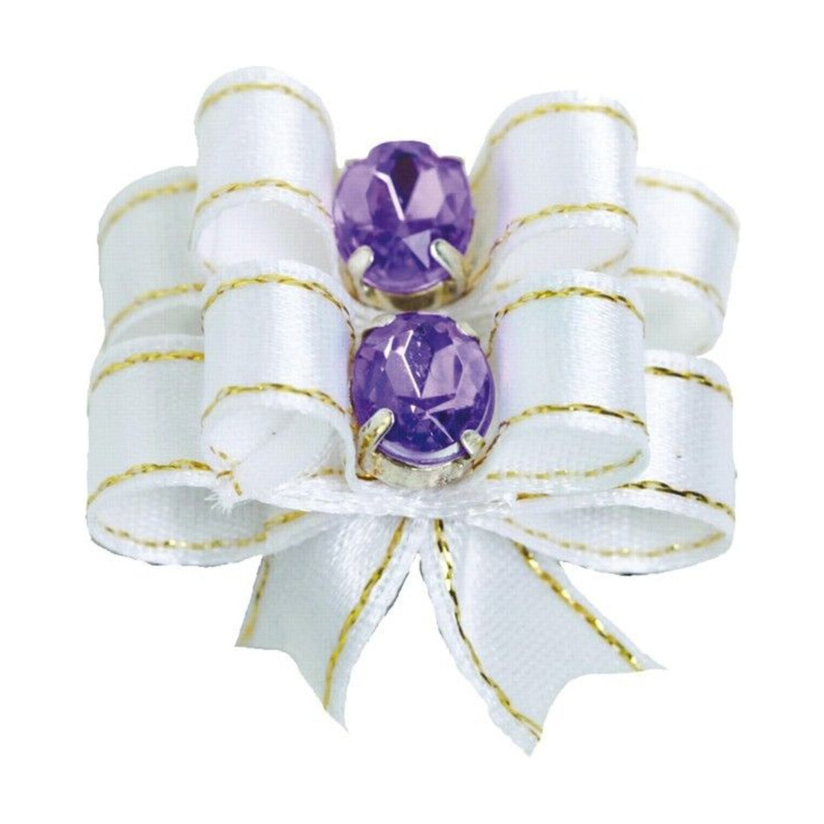 Nœuds barrettes en tissu
