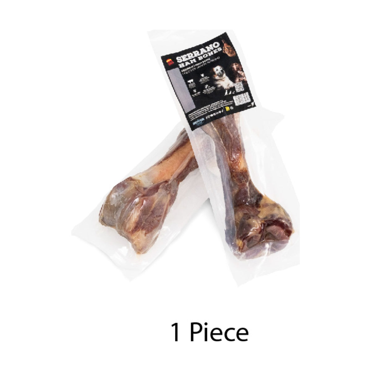SERRANO Ham Bones – Os de jambon pour moyen et grand chien 370 g – photo 2