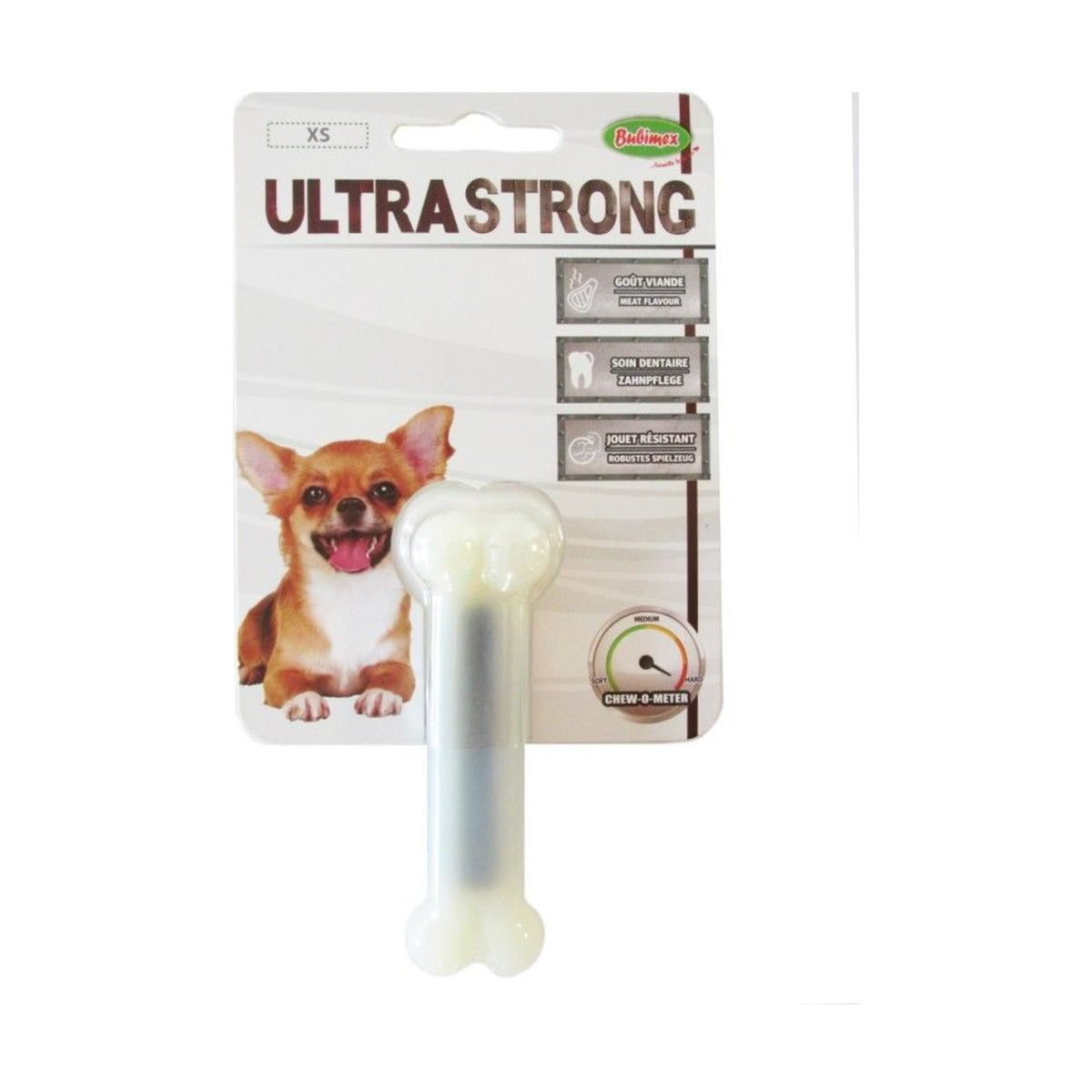 BUBIMEX Os Ultrastrong – Os à mâcher en nylon goût viande pour chien – photo 2
