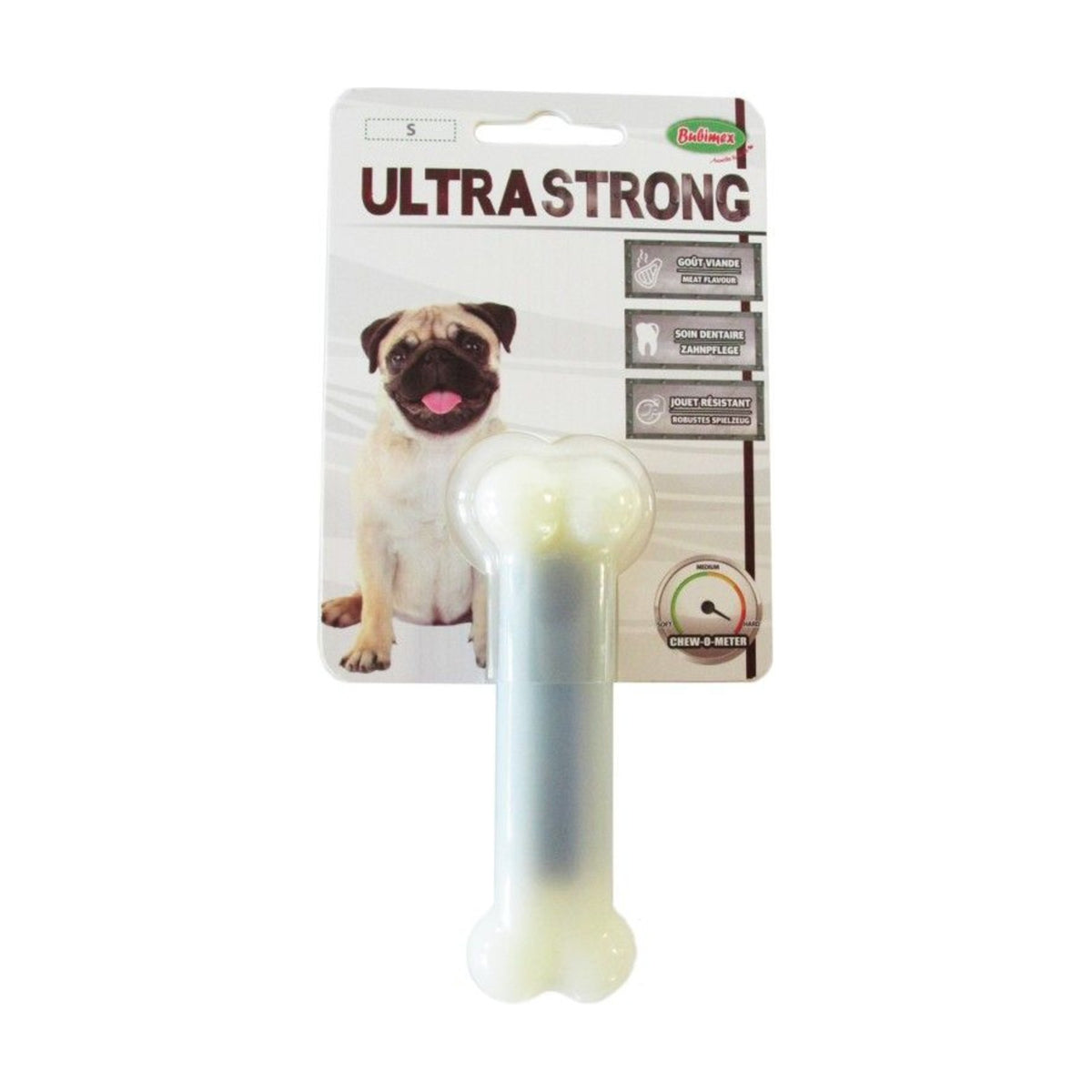 BUBIMEX Os Ultrastrong – Os à mâcher en nylon goût viande pour chien – photo 3