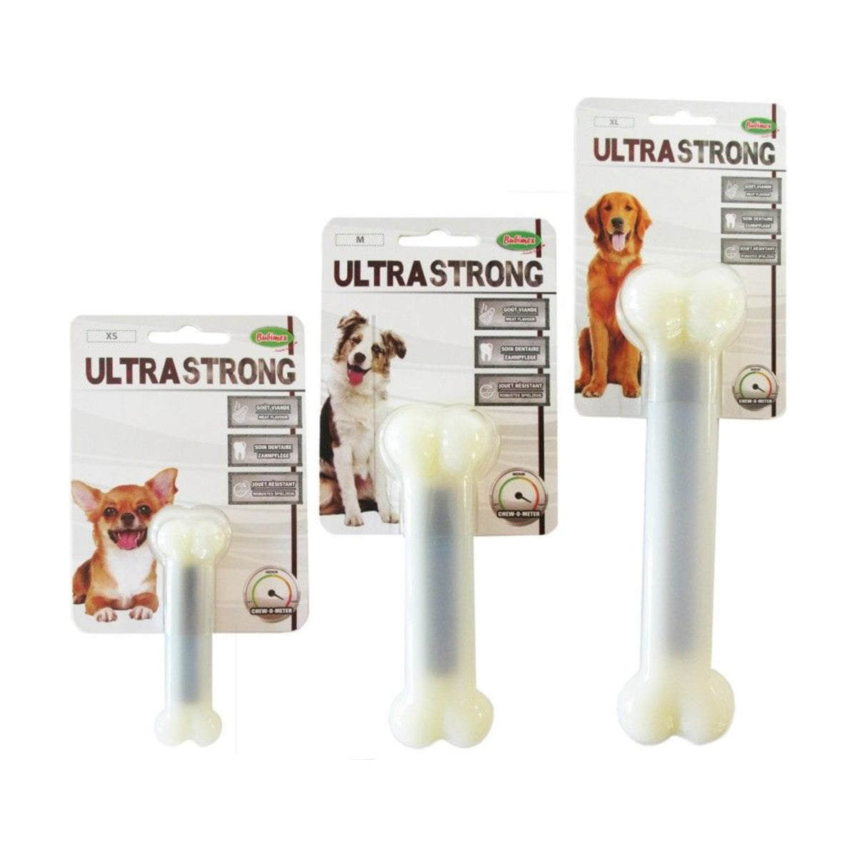 BUBIMEX Os Ultrastrong – Os à mâcher en nylon goût viande pour chien – photo 6