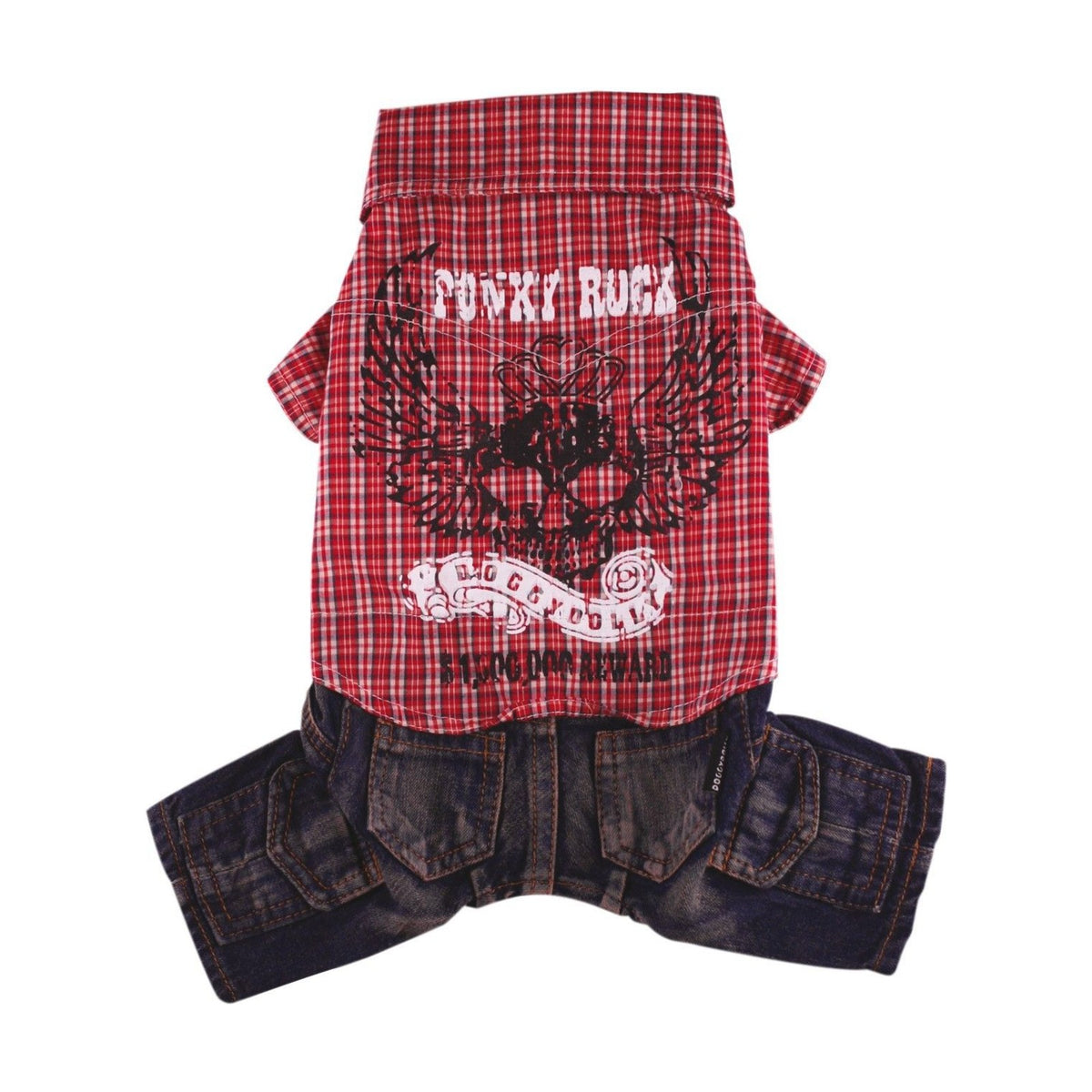 Pantalon jean et chemise Punky Rock