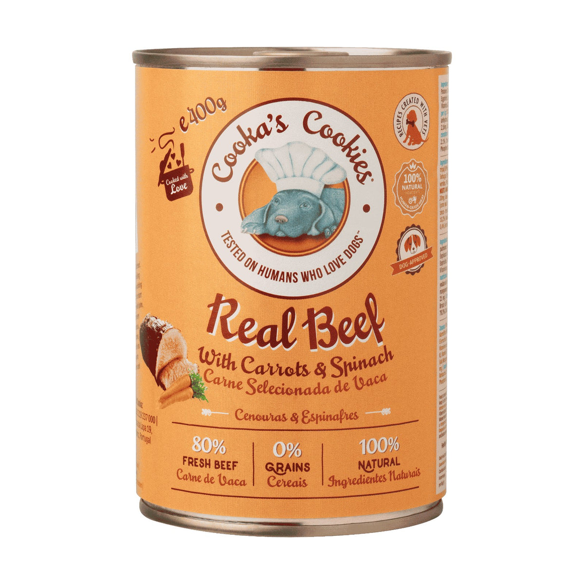 COOKA'S COOKIES Pâtée Bœuf – Pâtée pour chien bœuf, légumes et épinards – photo 2