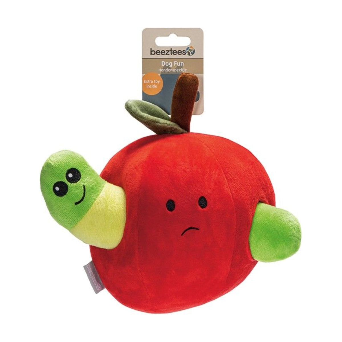 BEEZTEES Pomme et asticot – Peluche de fouille pour chien – photo 4