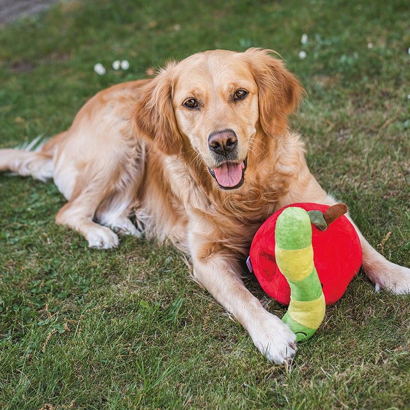 BEEZTEES Pomme et asticot – Peluche de fouille pour chien – photo 5