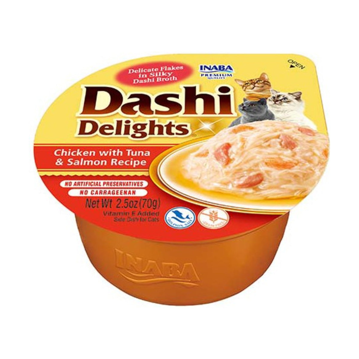 INABA Dashi Delights – Pot pour chat, poulet effiloché en bouillon (70 g) – photo 2