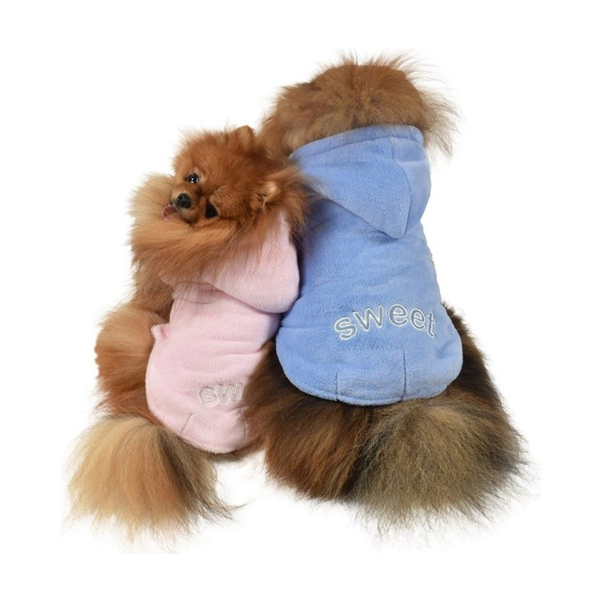 BOBBY Pull Sweet – Sweat polaire double épaisseur à capuche pour chien – photo 6