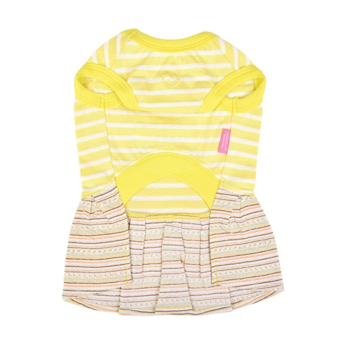 PINKAHOLIC Robe Joie – Robe d'été rayée avec nœud pour chienne – photo 5