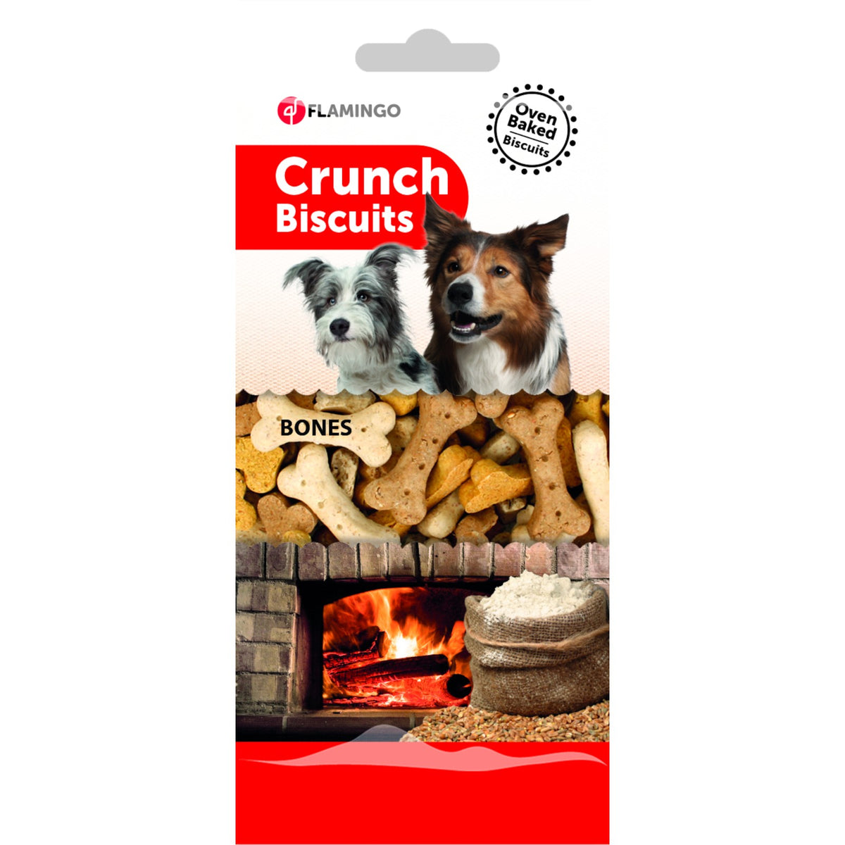 FLAMINGO Crunch Os Mix – Biscuits pour chien cuits au four 500 g – photo 2