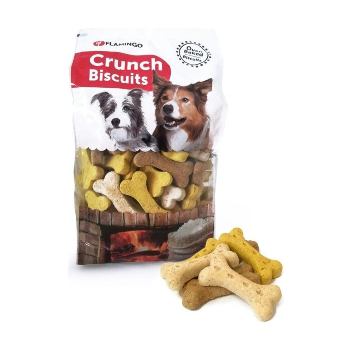 FLAMINGO Crunch Os Mix – Biscuits pour chien cuits au four 500 g – photo 4