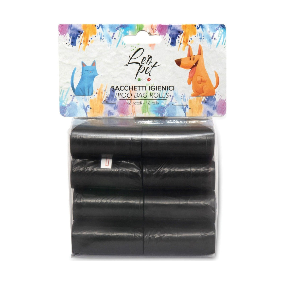 LEOPET Sacs ramasse-crottes noirs – rouleaux de 20 sacs – photo 2