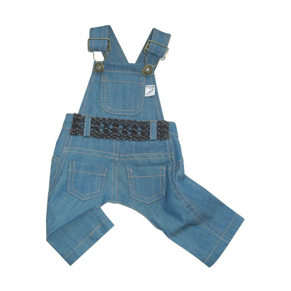 Salopette jean avec poches et ceinture XS