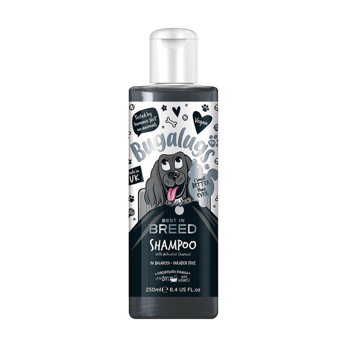 BUGALUGS Best in Breed – Shampoing au charbon actif pour chien – photo 1