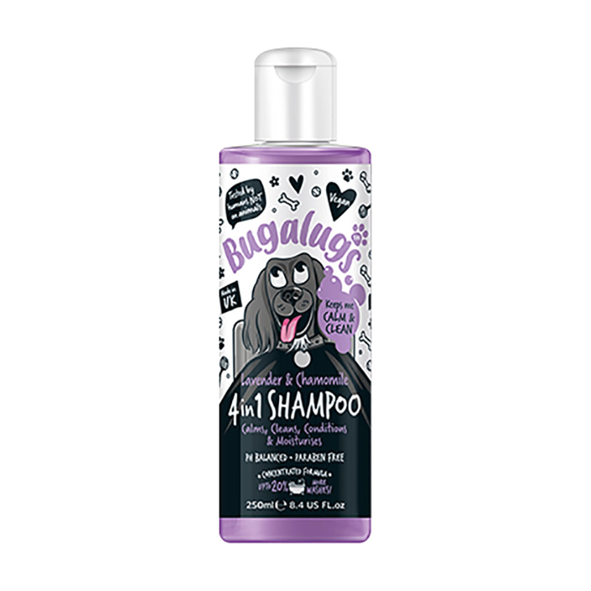 BUGALUGS Oatmeal & Aloe Vera – Shampoing chien peau sensible coco & citron vert – photo 5