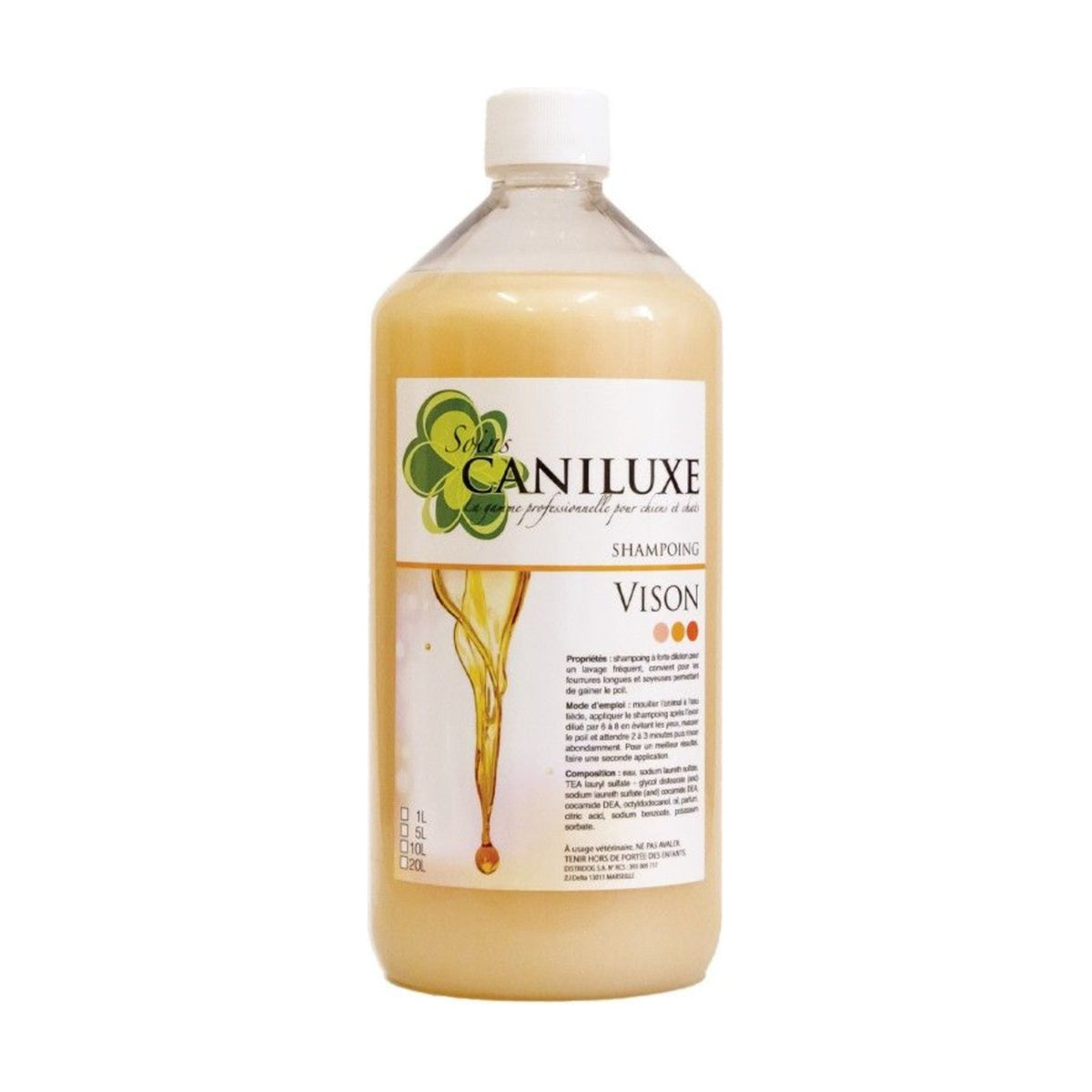 CANILUXE Vison – Shampoing nourrissant pour chien et chat à poil long – photo 2
