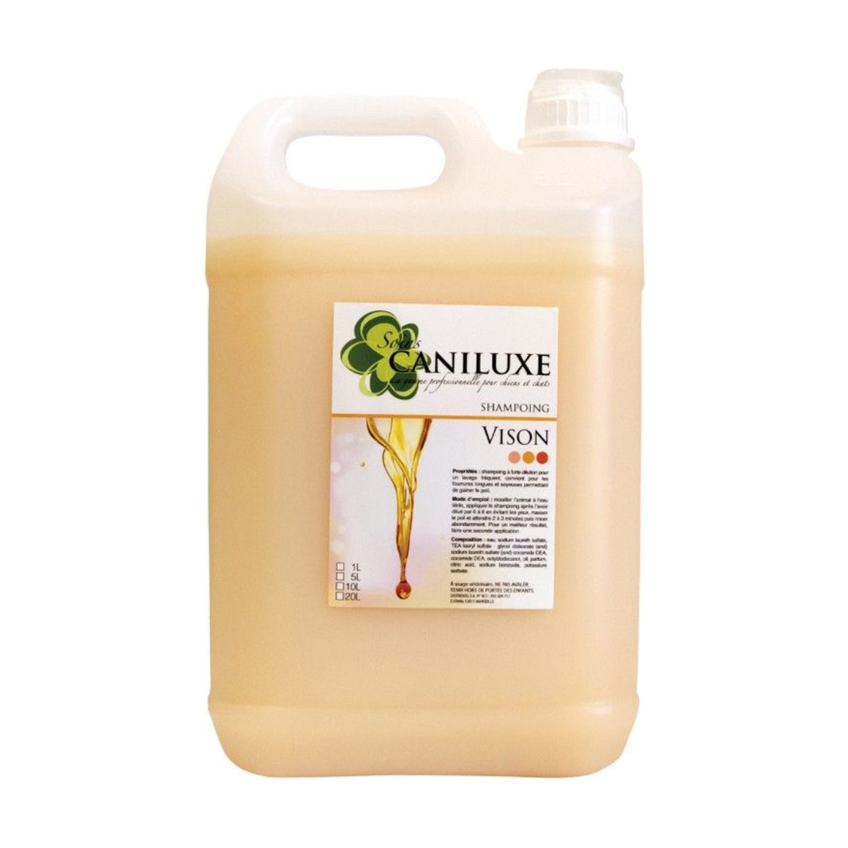 CANILUXE Vison – Shampoing nourrissant pour chien et chat à poil long – photo 3