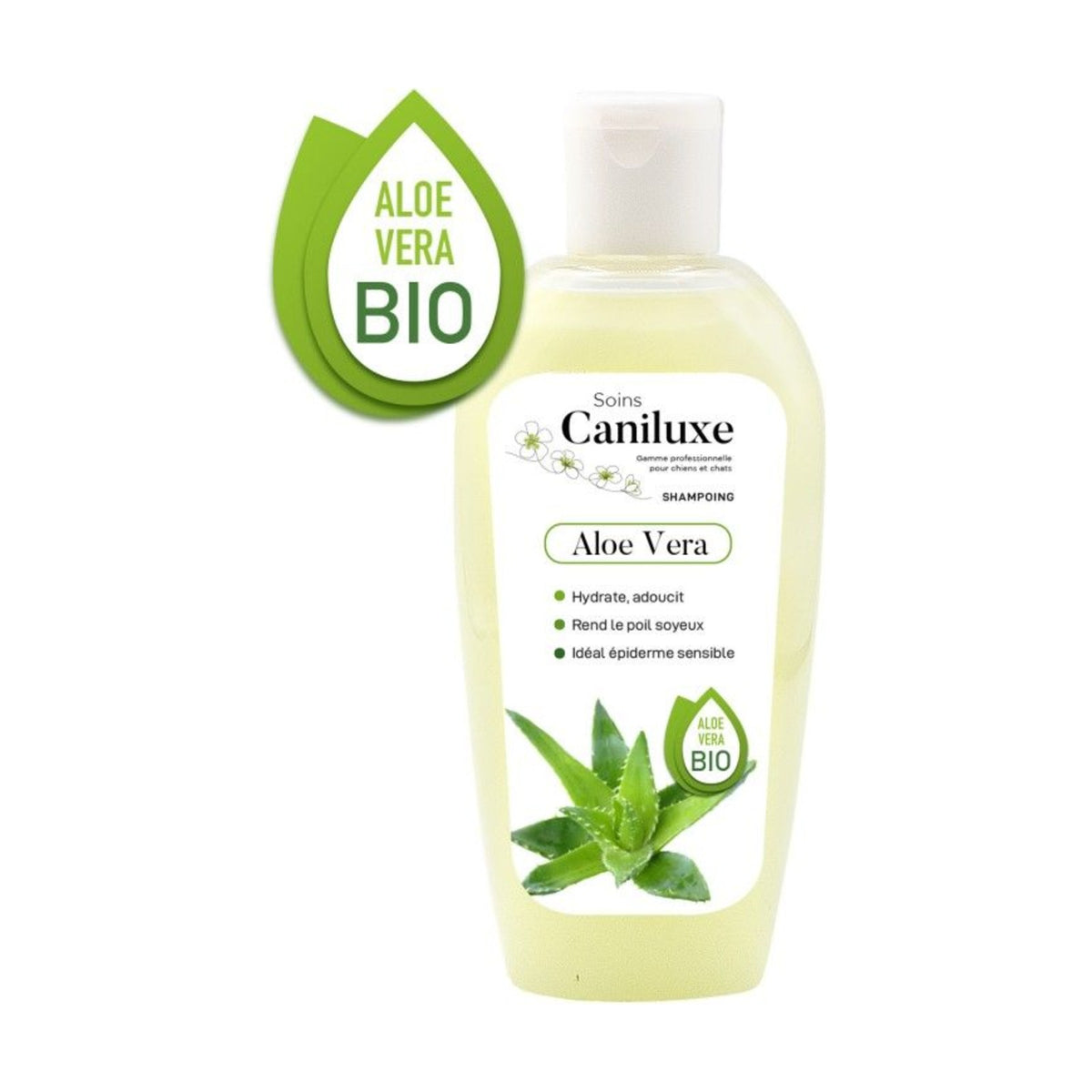 CANILUXE Aloe Vera – Shampoing hydratant pour chien et chat à poil fin – photo 1